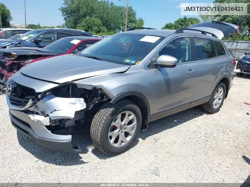 2014 Mazda Cx-9 Touring VIN: JM3TB3CV1E0436421 Lot: 42634172
