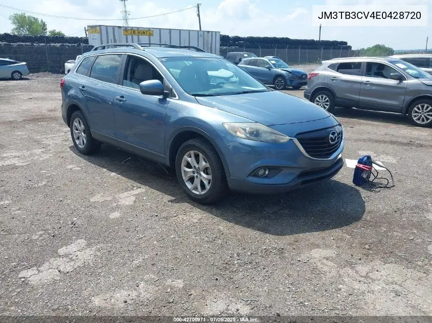 2014 Mazda Cx-9 Touring VIN: JM3TB3CV4E0428720 Lot: 42700971