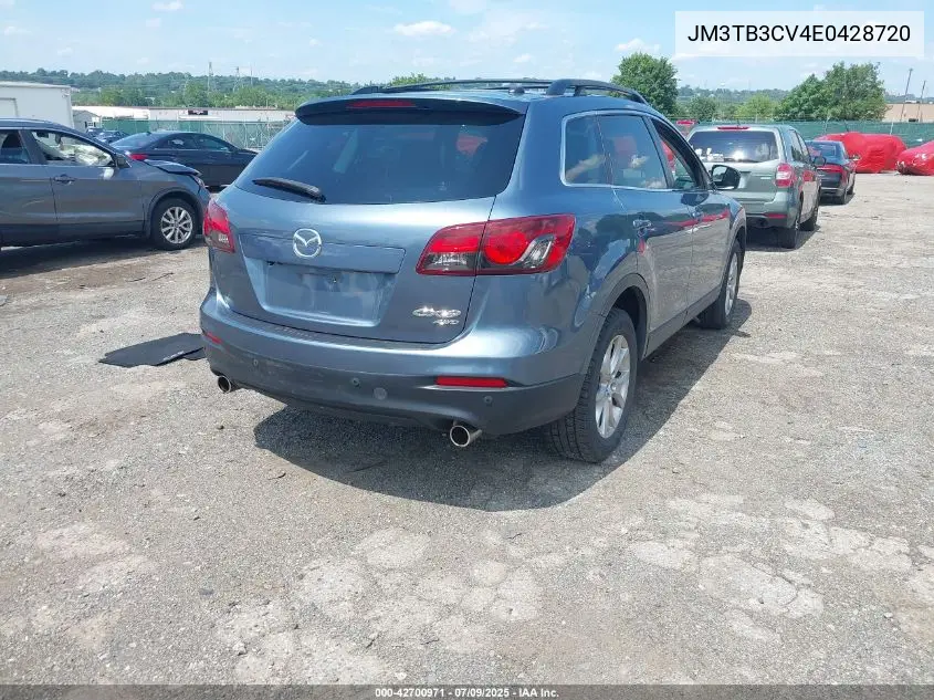 2014 Mazda Cx-9 Touring VIN: JM3TB3CV4E0428720 Lot: 42700971
