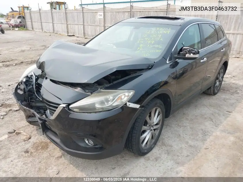2015 Mazda Cx-9 Grand Touring VIN: JM3TB3DA3F0463732 Lot: 12330049