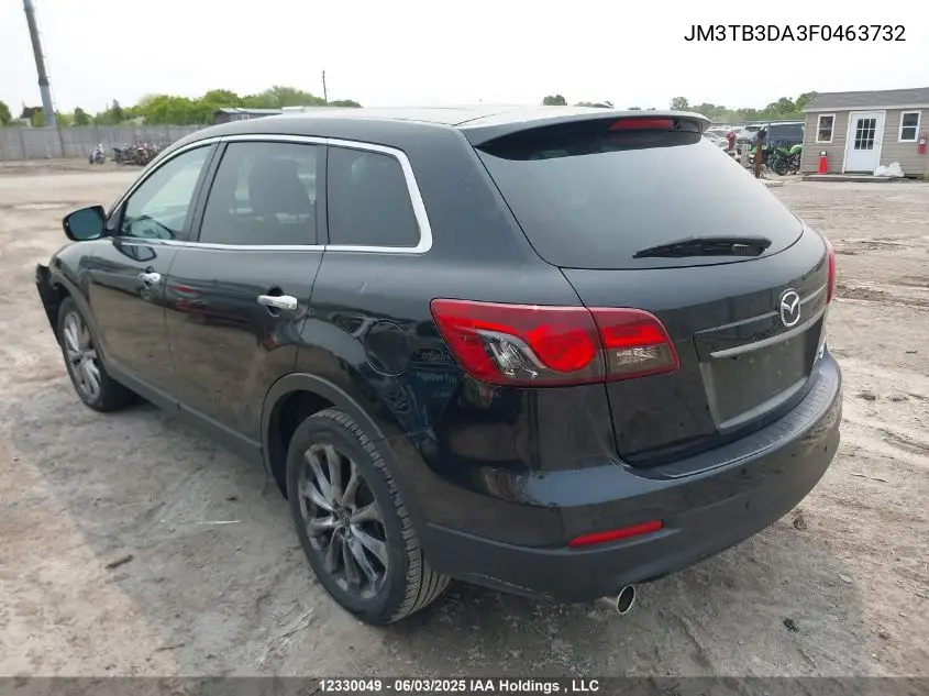2015 Mazda Cx-9 Grand Touring VIN: JM3TB3DA3F0463732 Lot: 12330049