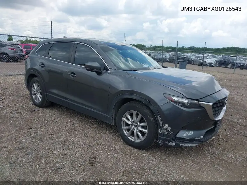 2016 Mazda Cx-9 Sport VIN: JM3TCABYXG0126543 Lot: 42256448