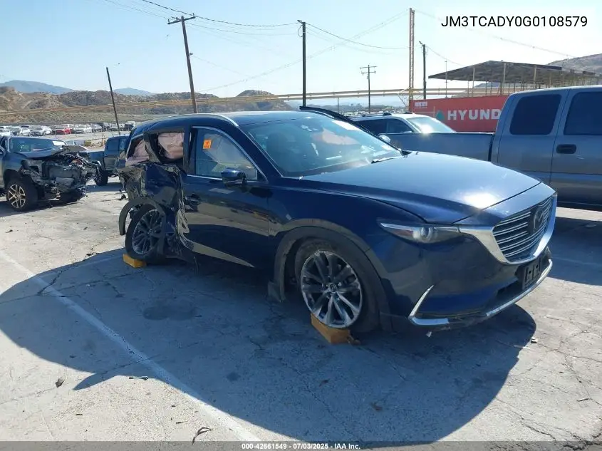 2016 Mazda Cx-9 Grand Touring VIN: JM3TCADY0G0108579 Lot: 42661549