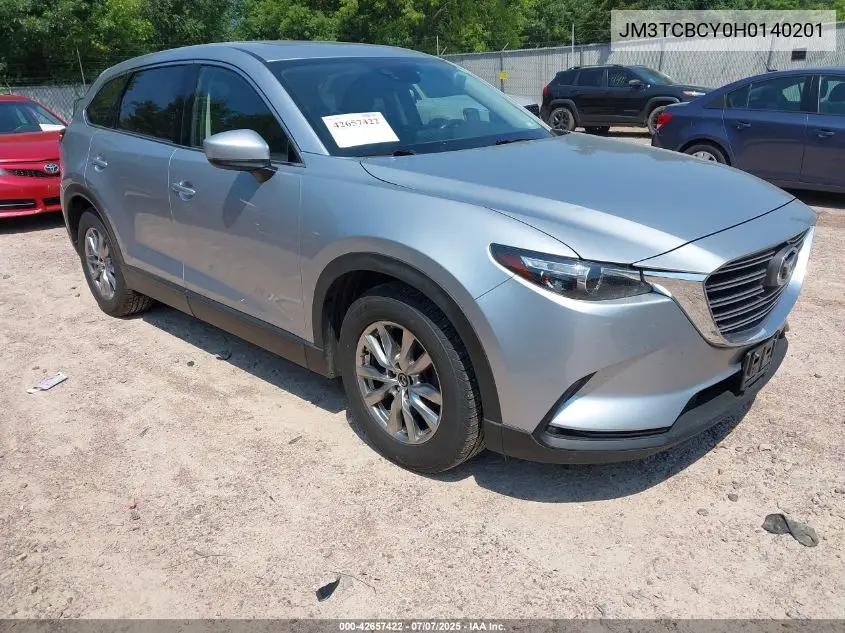 2017 Mazda Cx-9 Touring VIN: JM3TCBCY0H0140201 Lot: 42657422
