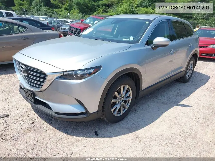 2017 Mazda Cx-9 Touring VIN: JM3TCBCY0H0140201 Lot: 42657422