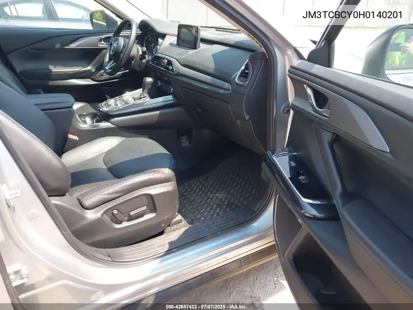 2017 Mazda Cx-9 Touring VIN: JM3TCBCY0H0140201 Lot: 42657422