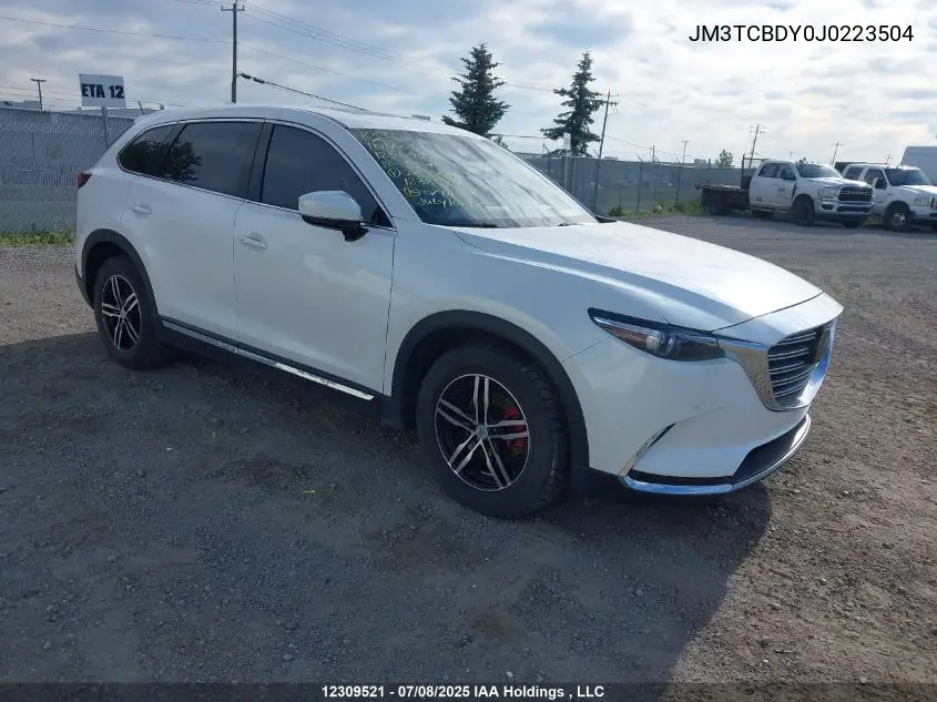 2018 Mazda Cx-9 Gt VIN: JM3TCBDY0J0223504 Lot: 12309521