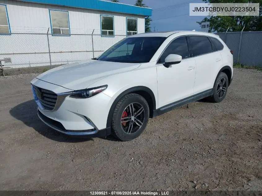 2018 Mazda Cx-9 Gt VIN: JM3TCBDY0J0223504 Lot: 12309521