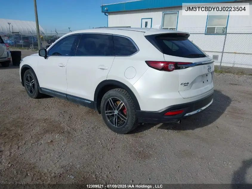 2018 Mazda Cx-9 Gt VIN: JM3TCBDY0J0223504 Lot: 12309521