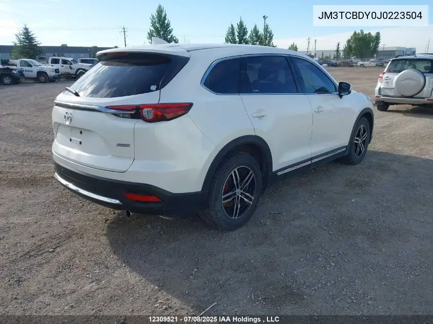 2018 Mazda Cx-9 Gt VIN: JM3TCBDY0J0223504 Lot: 12309521