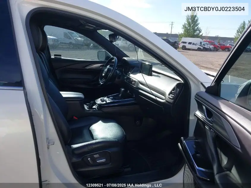 2018 Mazda Cx-9 Gt VIN: JM3TCBDY0J0223504 Lot: 12309521