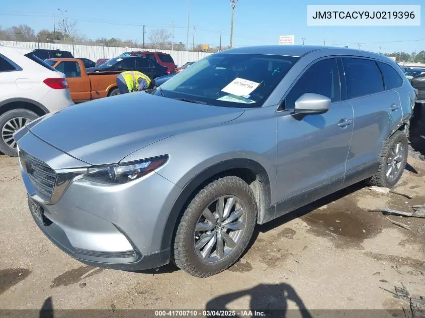 2018 Mazda Cx-9 Touring VIN: JM3TCACY9J0219396 Lot: 41700710