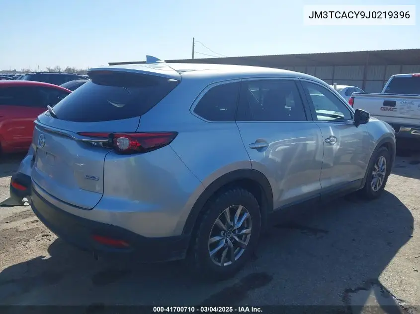 2018 Mazda Cx-9 Touring VIN: JM3TCACY9J0219396 Lot: 41700710