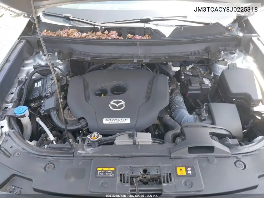 2018 Mazda Cx-9 Touring VIN: JM3TCACY8J0225318 Lot: 42587826
