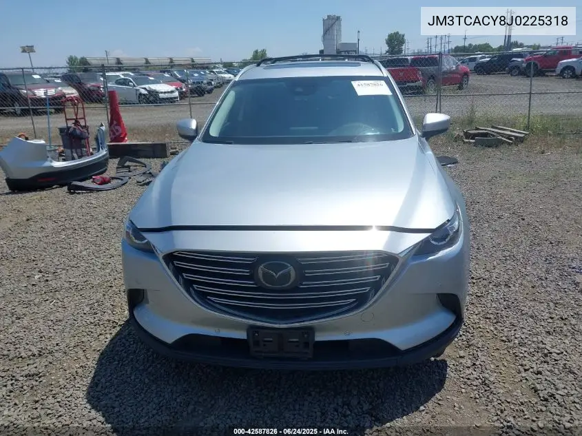 2018 Mazda Cx-9 Touring VIN: JM3TCACY8J0225318 Lot: 42587826