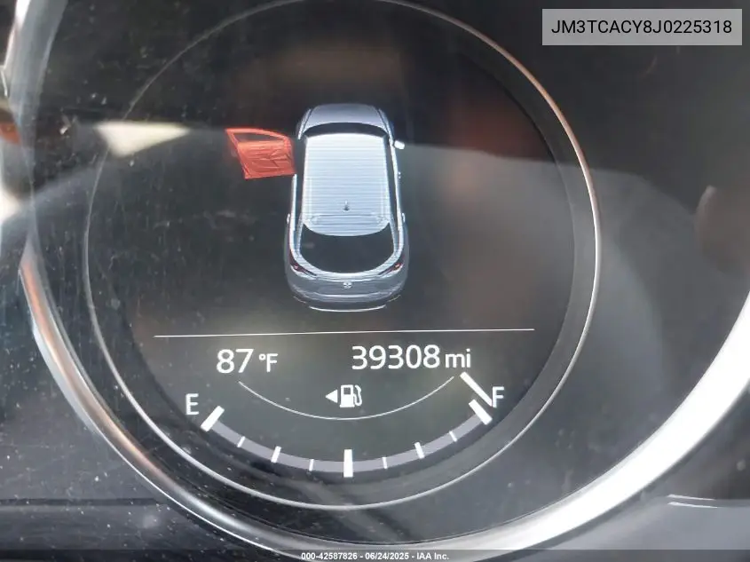2018 Mazda Cx-9 Touring VIN: JM3TCACY8J0225318 Lot: 42587826