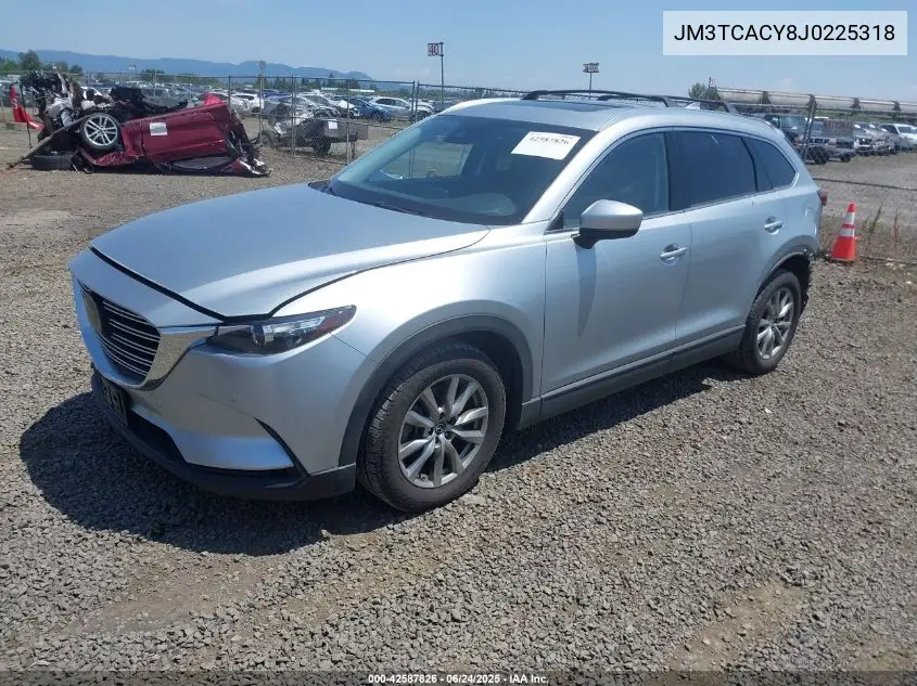 2018 Mazda Cx-9 Touring VIN: JM3TCACY8J0225318 Lot: 42587826