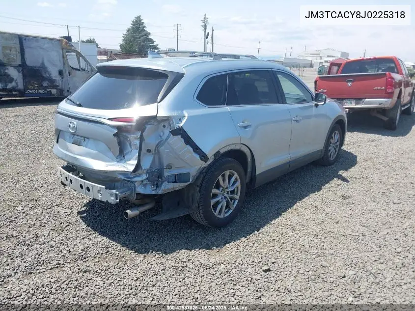 2018 Mazda Cx-9 Touring VIN: JM3TCACY8J0225318 Lot: 42587826