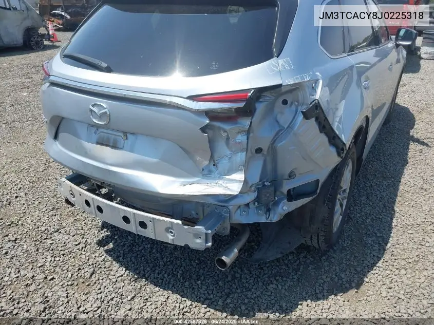 2018 Mazda Cx-9 Touring VIN: JM3TCACY8J0225318 Lot: 42587826