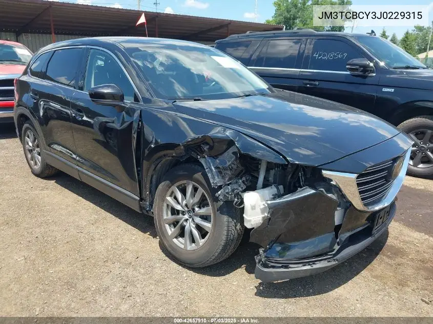 2018 Mazda Cx-9 Touring VIN: JM3TCBCY3J0229315 Lot: 42657910