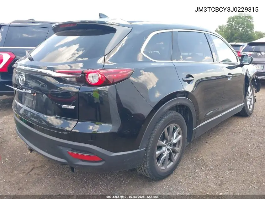 2018 Mazda Cx-9 Touring VIN: JM3TCBCY3J0229315 Lot: 42657910