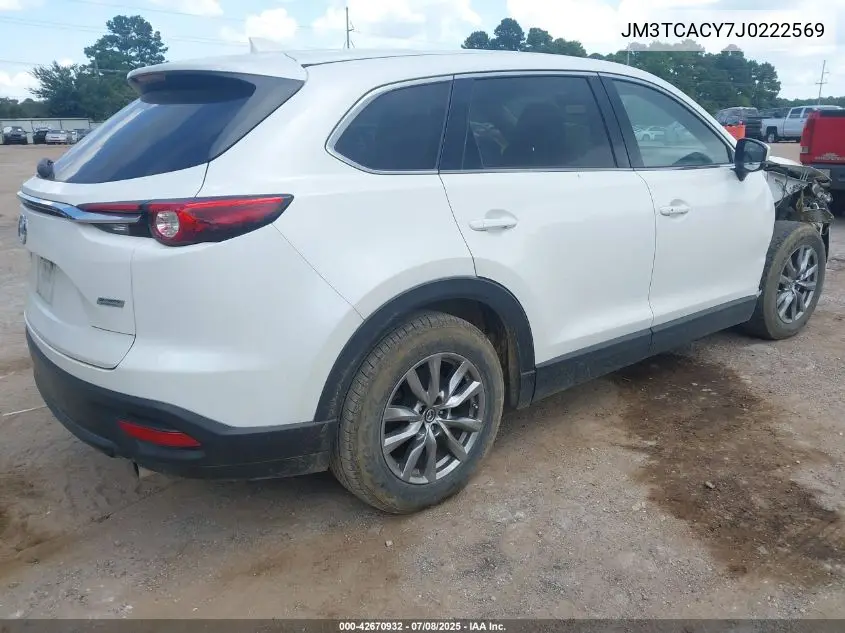 2018 Mazda Cx-9 Touring VIN: JM3TCACY7J0222569 Lot: 42670932