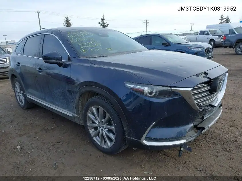 2019 Mazda Cx-9 Gt VIN: JM3TCBDY1K0319952 Lot: 12258712