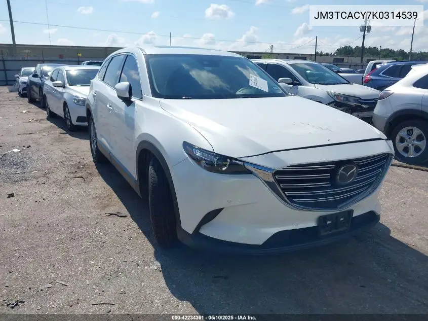 2019 Mazda Cx-9 Touring VIN: JM3TCACY7K0314539 Lot: 42234361