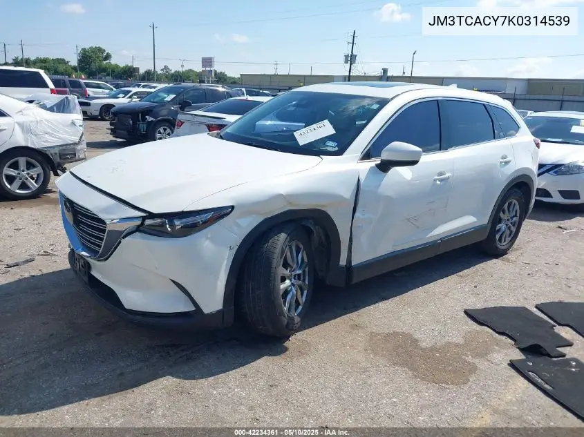 2019 Mazda Cx-9 Touring VIN: JM3TCACY7K0314539 Lot: 42234361