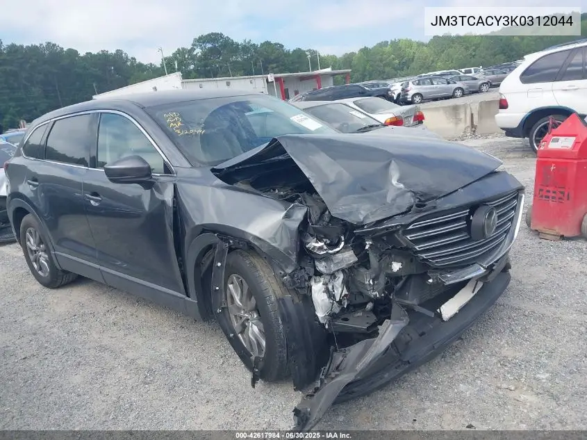 2019 Mazda Cx-9 Touring VIN: JM3TCACY3K0312044 Lot: 42617984