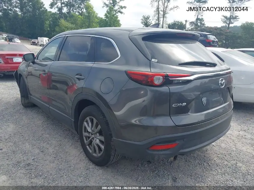 2019 Mazda Cx-9 Touring VIN: JM3TCACY3K0312044 Lot: 42617984