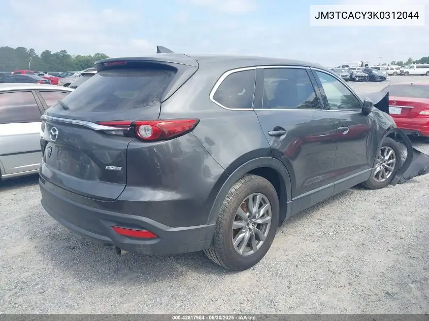 2019 Mazda Cx-9 Touring VIN: JM3TCACY3K0312044 Lot: 42617984