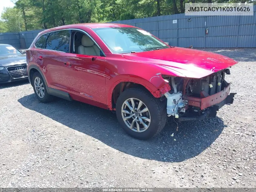 2019 Mazda Cx-9 Touring VIN: JM3TCACY1K0316626 Lot: 42643294