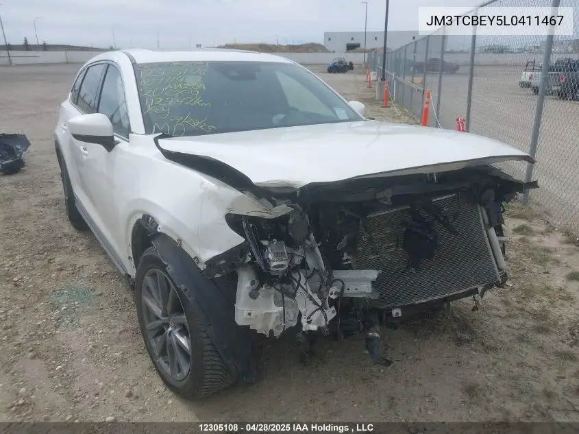 2020 Mazda Cx-9 Signature VIN: JM3TCBEY5L0411467 Lot: 12305108