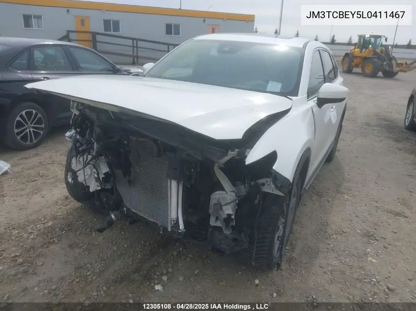 2020 Mazda Cx-9 Signature VIN: JM3TCBEY5L0411467 Lot: 12305108