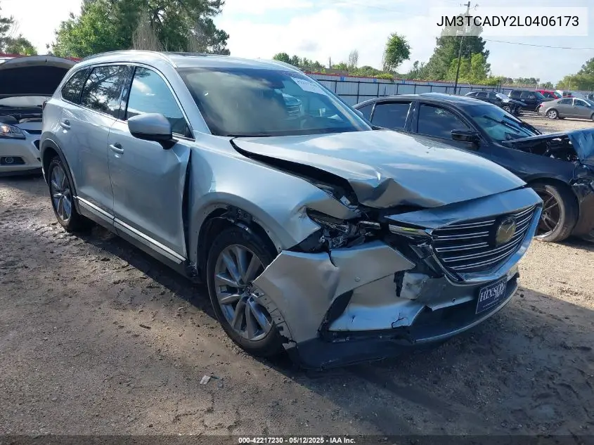 2020 Mazda Cx-9 Grand Touring VIN: JM3TCADY2L0406173 Lot: 42217230