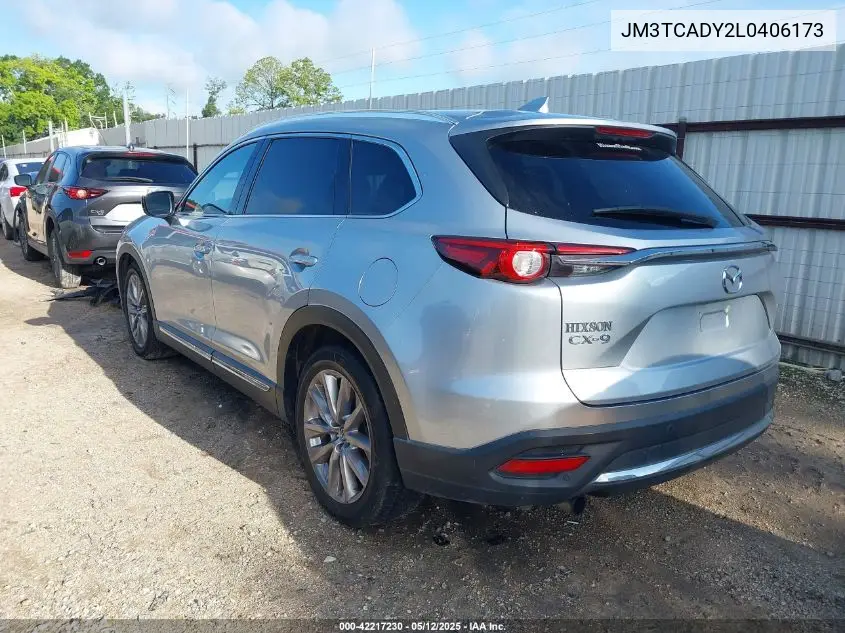 2020 Mazda Cx-9 Grand Touring VIN: JM3TCADY2L0406173 Lot: 42217230