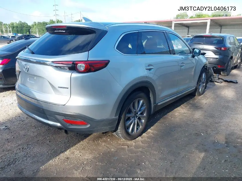 2020 Mazda Cx-9 Grand Touring VIN: JM3TCADY2L0406173 Lot: 42217230