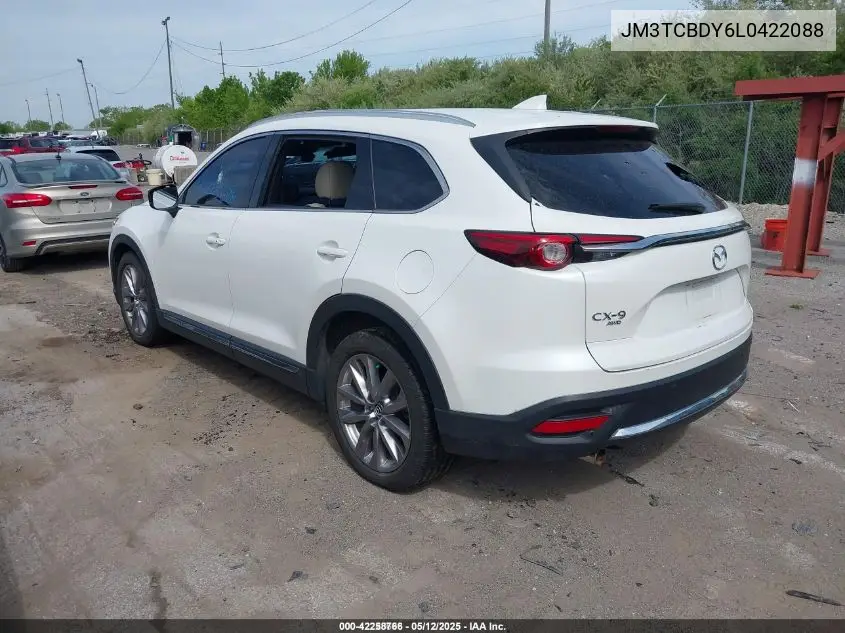 2020 Mazda Cx-9 Grand Touring VIN: JM3TCBDY6L0422088 Lot: 42258766