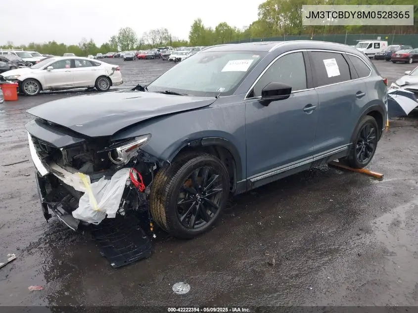 2021 Mazda Cx-9 Carbon Edition VIN: JM3TCBDY8M0528365 Lot: 42222394