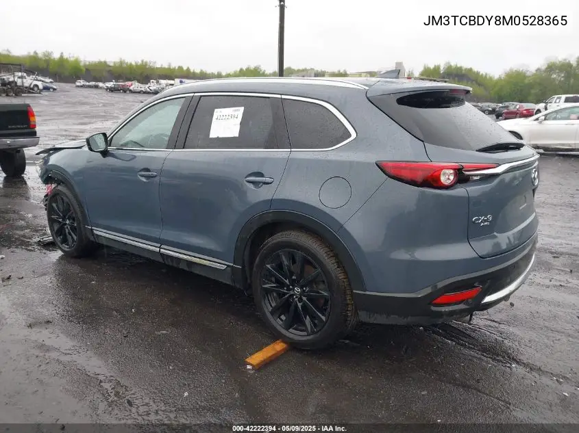 2021 Mazda Cx-9 Carbon Edition VIN: JM3TCBDY8M0528365 Lot: 42222394