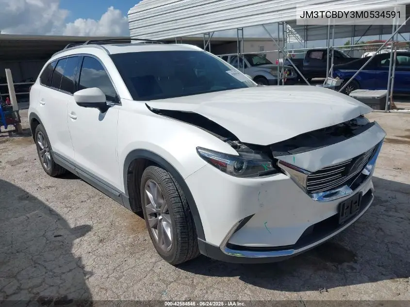 2021 Mazda Cx-9 Grand Touring VIN: JM3TCBDY3M0534591 Lot: 42584546