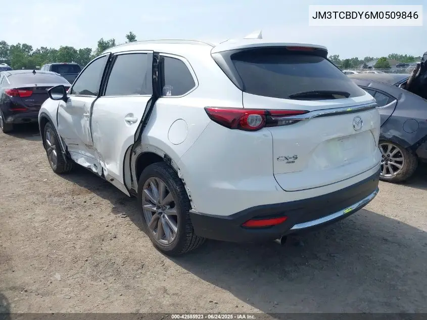 2021 Mazda Cx-9 Grand Touring VIN: JM3TCBDY6M0509846 Lot: 42585923