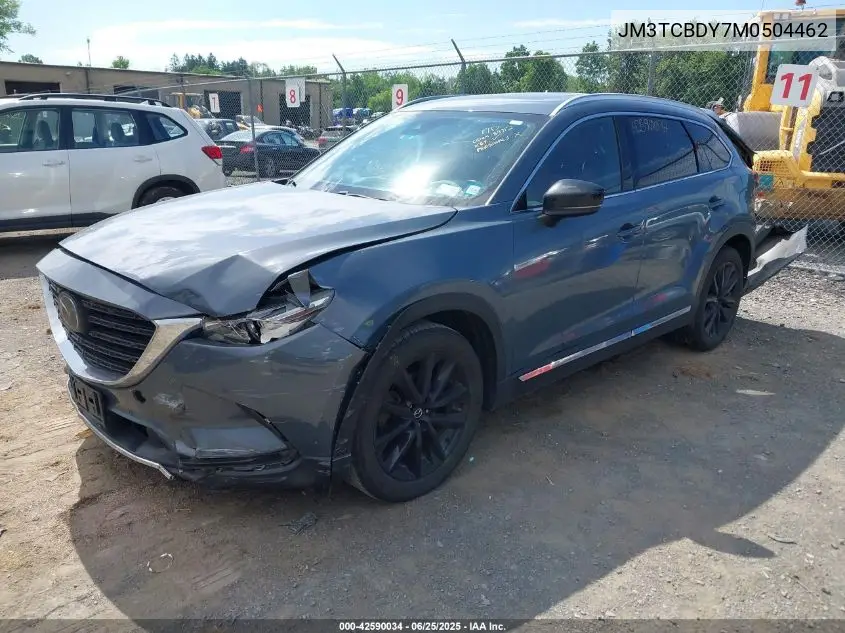 2021 Mazda Cx-9 Carbon Edition VIN: JM3TCBDY7M0504462 Lot: 42590034