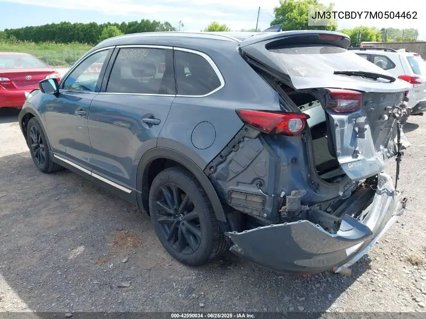 2021 Mazda Cx-9 Carbon Edition VIN: JM3TCBDY7M0504462 Lot: 42590034