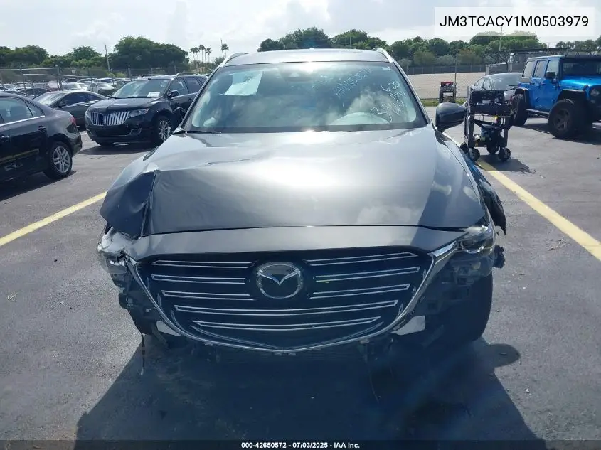 2021 Mazda Cx-9 Touring VIN: JM3TCACY1M0503979 Lot: 42650572