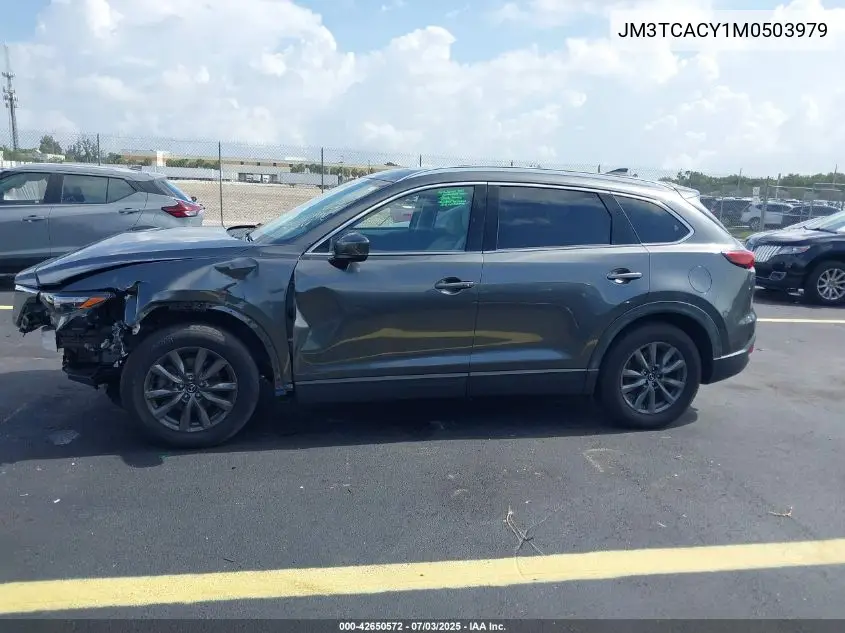 2021 Mazda Cx-9 Touring VIN: JM3TCACY1M0503979 Lot: 42650572