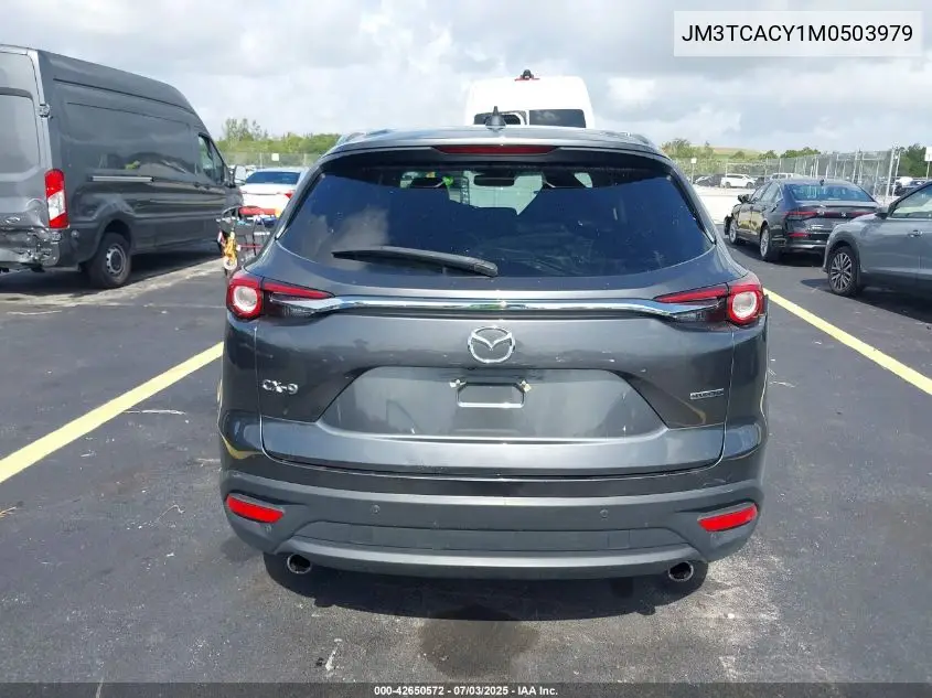 2021 Mazda Cx-9 Touring VIN: JM3TCACY1M0503979 Lot: 42650572