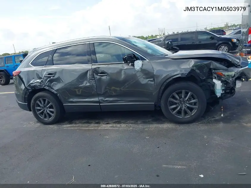 2021 Mazda Cx-9 Touring VIN: JM3TCACY1M0503979 Lot: 42650572