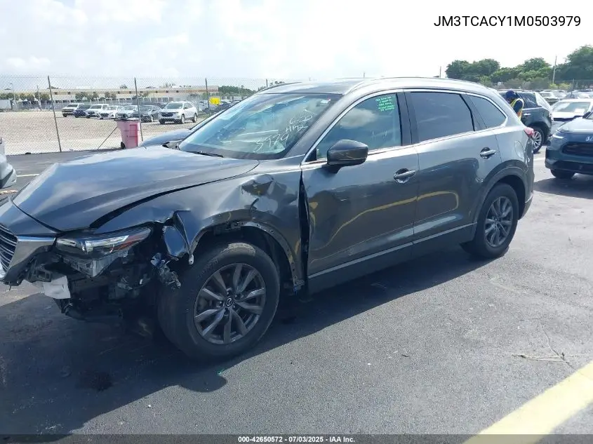 2021 Mazda Cx-9 Touring VIN: JM3TCACY1M0503979 Lot: 42650572